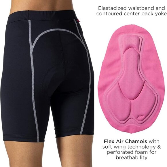 Terry Cycling Womens Bella Padded Short Large